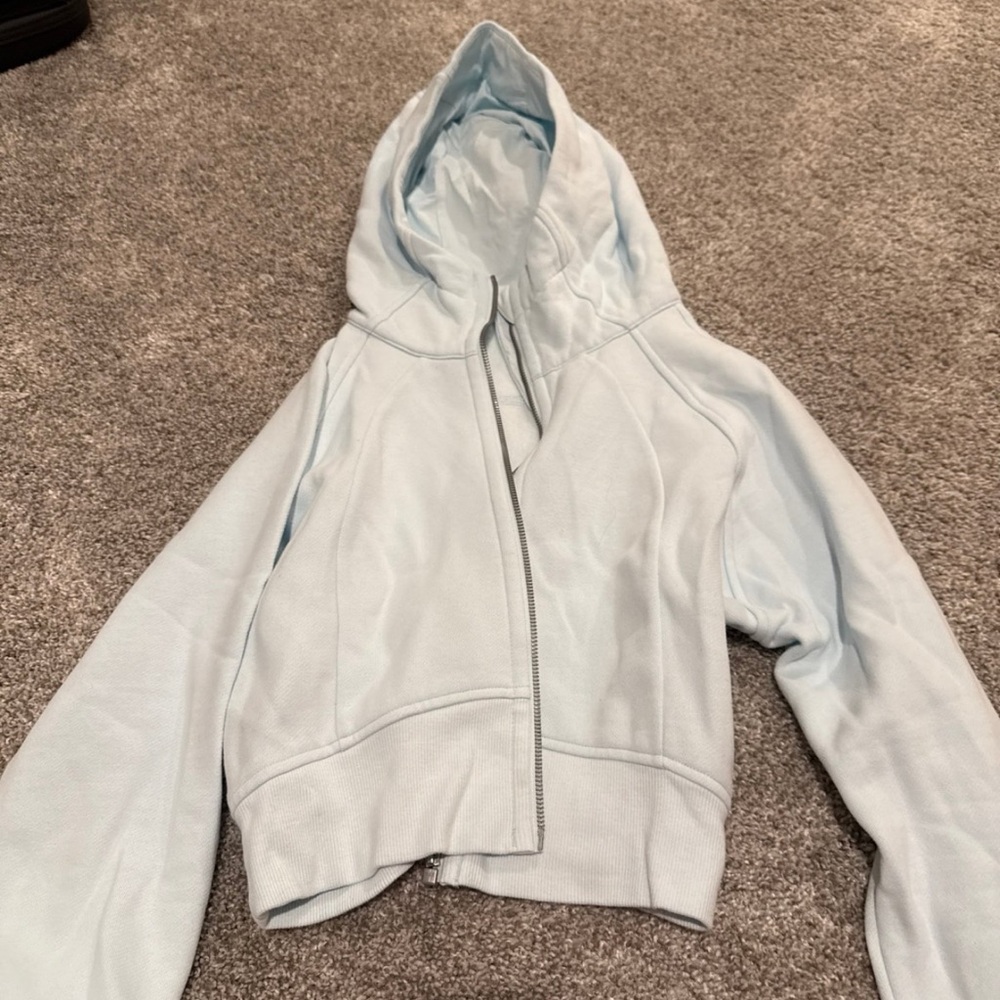 lululemon athletica Scuba Blue Hooded Jacket
